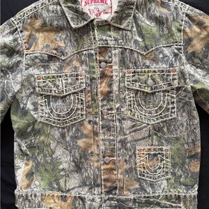 True Religion Camouflage Denim Jacket